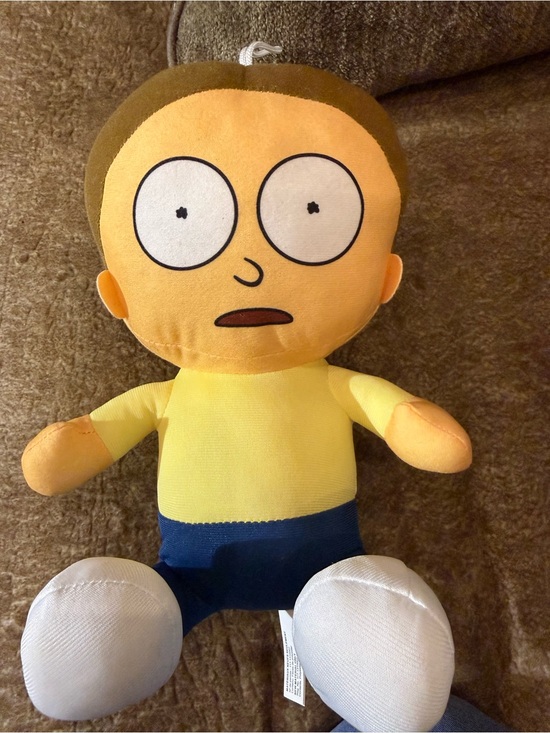 Ricky & Morty Other - Rick and Morty (Morty Smith) Plush 10” Cartoon Network 2022 Factory/Adult Swim